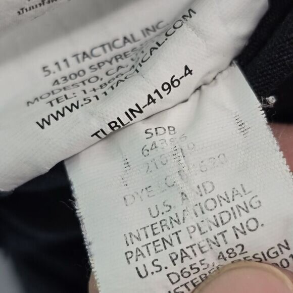511 Tactical Pants Women 8 Long Black Cargo Pockets Stryke Navy Knees 5.11 - Picture 10 of 14